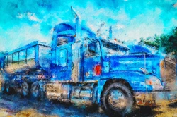Geschatte Kosten Van Verf Voor Het Schilderen Van Een Vrachtwagen